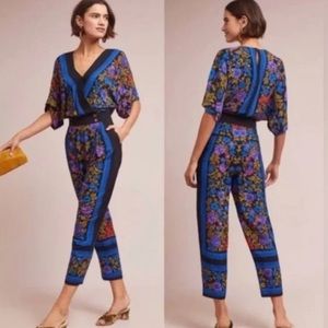 Ett:twa Anthropologie floral/pattern jumpsuit